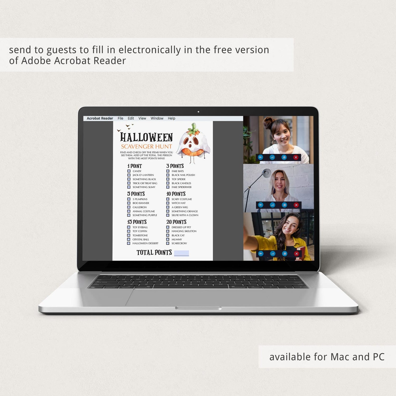 Halloween Scavenger Hunt Game Virtual Scavenger Hunt Halloween - Etsy