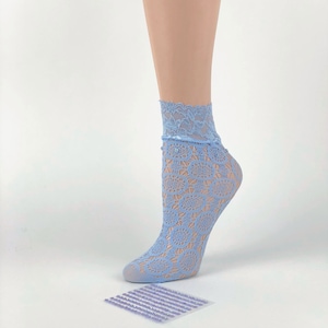 Women Mesh Socks/Hand Crystal Work/Crystal Sequence Work/Women Socks/Crystal Lace/Transparent Socks/Fancy Socks/Nylon Stockings/Mesh Socks/