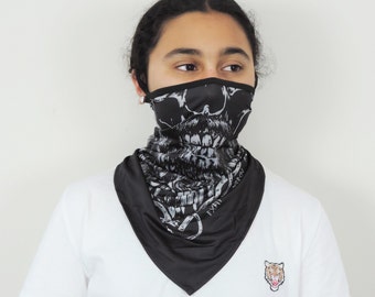 Tube Bandana Face Mask with ear loops|Neck Gaiter|Bandana|Balaclava|Beanie|Dust Mask|Face Shield|Anti Dust|Breathable Washable Face Mask