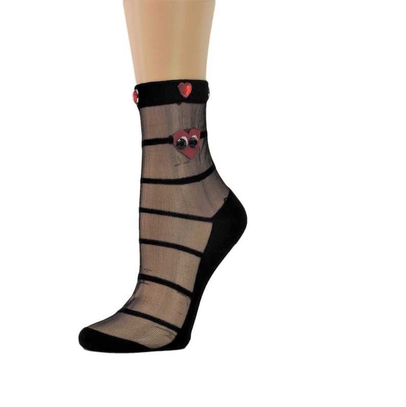 Women 最大80％オフ！ 72％以上節約 Sheer Socks Hand Pearl Beautiful Bead Cr Work