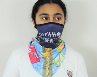 Tube Bandana Face Mask with ear loops|Neck Gaiter|Bandana|Balaclava|Beanie|Dust Mask|Face Shield|Anti Dust|Breathable Washable Face Mask
