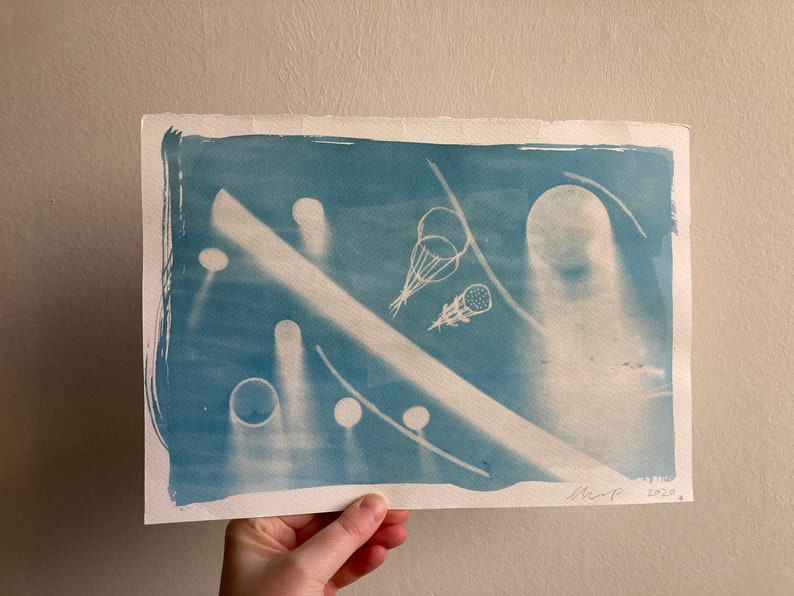 A4 Cyanotype still life 02
