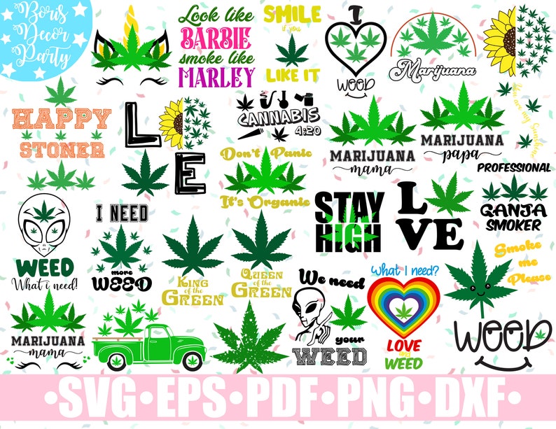 Download Weed SVG Bundle / Medical Cannabis Svg / Marijuana Svg ...