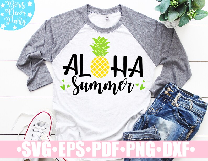 Download Aloha Summer Svg / Summer Svg / Pineapple Svg / Aloha Svg ...