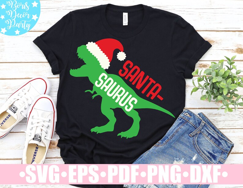 Download Christmas T-Rex SVG / Boys Christmas Svg for Cricut or | Etsy