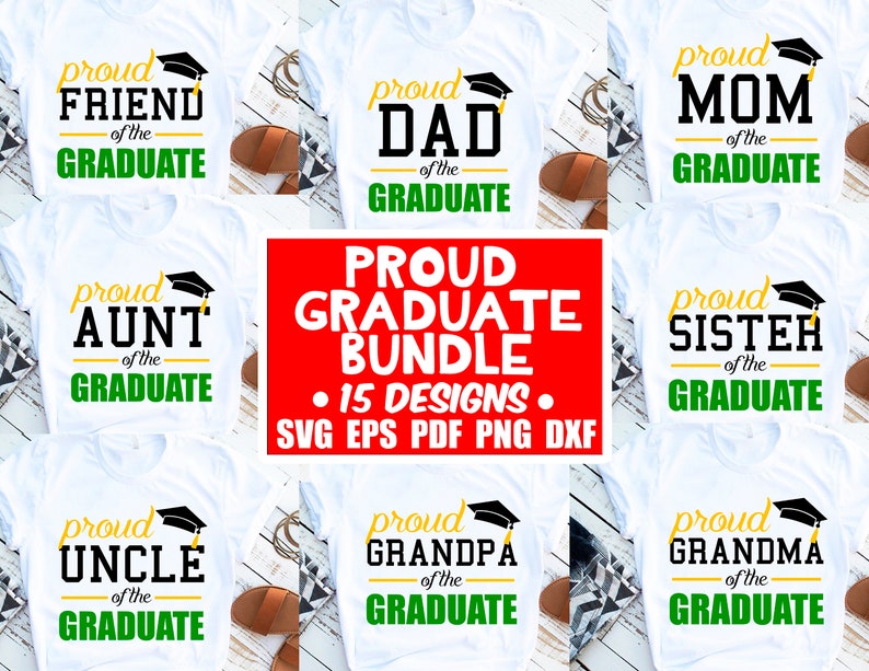 Download Proud graduate svg bundle Graduation family shirts Svg | Etsy