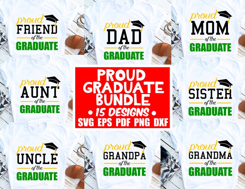 Download Proud graduate svg bundle Graduation family shirts Svg | Etsy