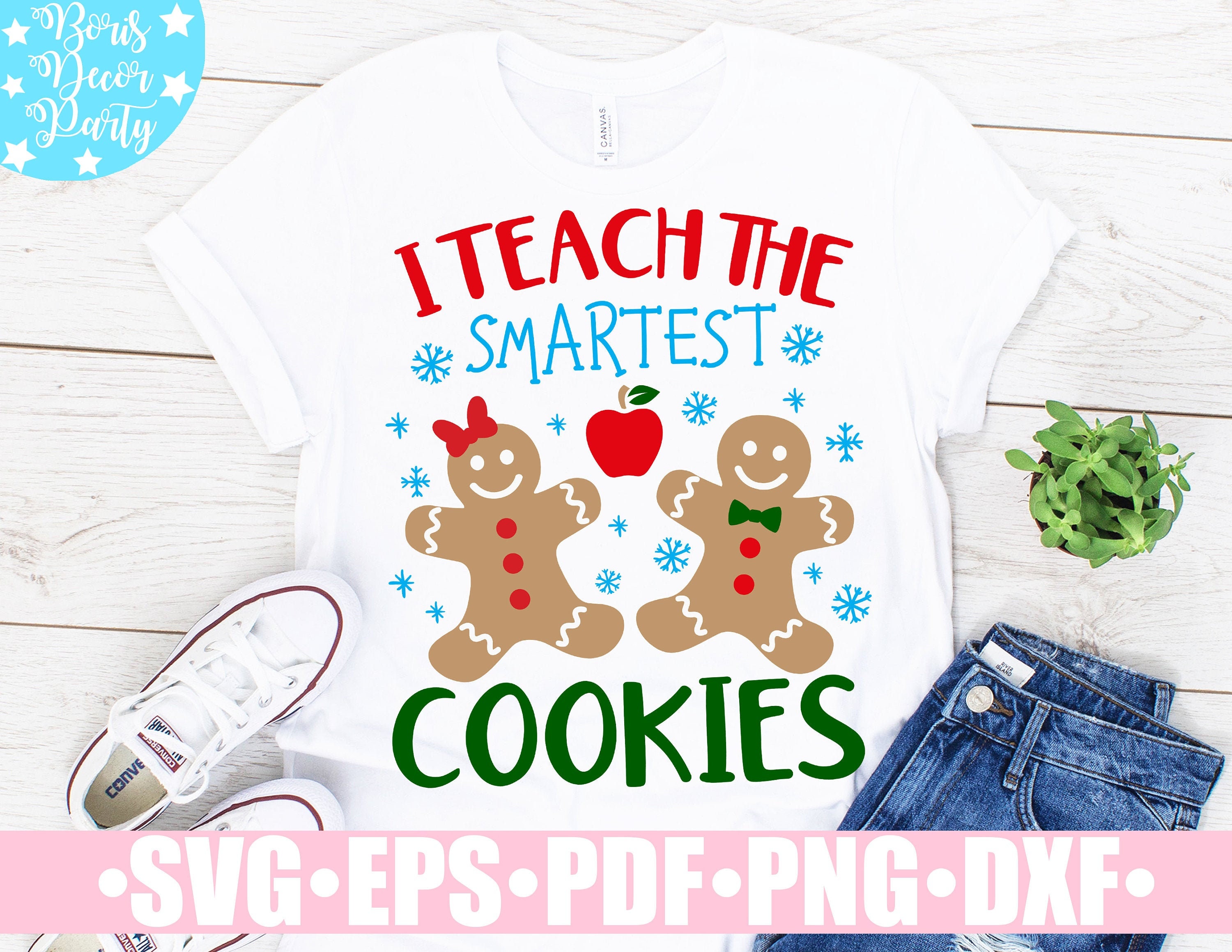 Christmas SVG / Teacher Christmas SVG Shirt / I teach the  Etsy