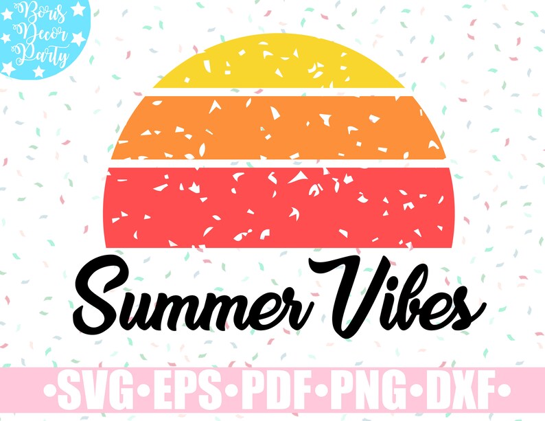 Download Summer Vibes SVG / Sunset Svg files for Cricut or ...