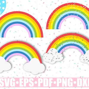 Download Distressed Rainbow Clipart Grunge Rainbow Svg Retro Rainbow Svg Cut File Clip Art Art Collectibles Deshpandefoundationindia Org