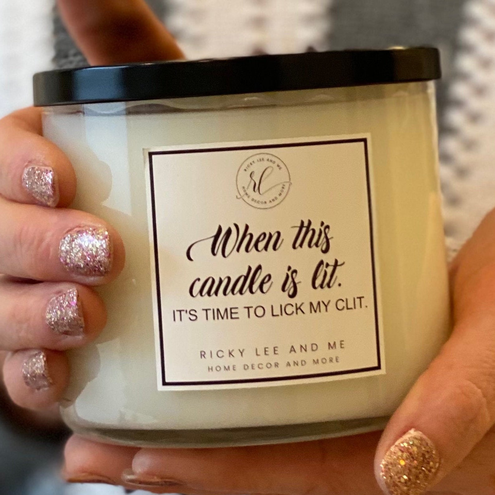 When this candle is lit clit / 20 oz candle / FREE SHIPPING / Etsy