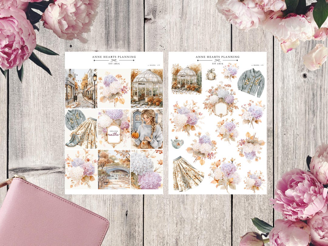 Hazel - Sticker Collection / Planner Stickers - Etsy