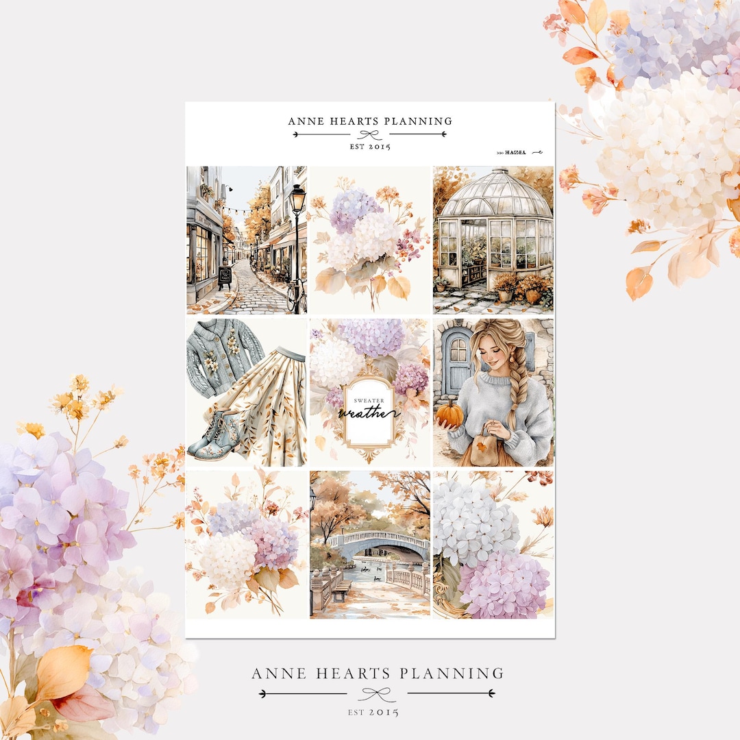 FOILED Hazel Essential Sticker Kit // GOLD FOIL / Foiled Planner Vinyl ...