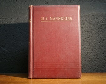 Guy Mannering oder der Astrologe von Sir Walter Scott, c.1920's Antique Classic Literature Book