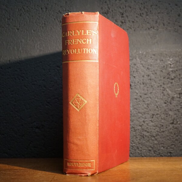 La Révolution française, une histoire de Thomas Carlyle, 1900 Livre d'histoire français antique