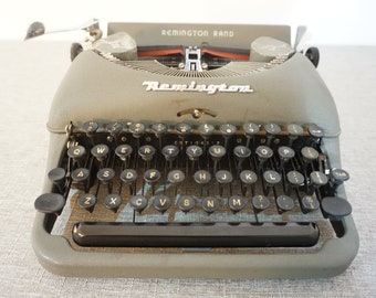 Vintage Remington Rand Typewriter, 1952