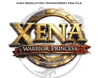 Xena Kriegsprinzessin Logo Reimagined PNG