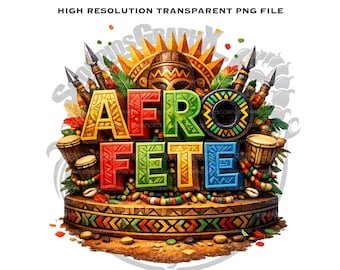 AFRO FETE Titellogo PNG