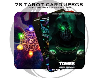 Marvel Comics Tarot Deck - 78 Karten Set (nur digitale Dateien!)
