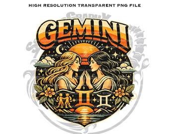 Gemini Retro PNG