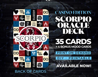 Mini Scorpio Orakel Deck, Kasino Edition (Digitaler Download)