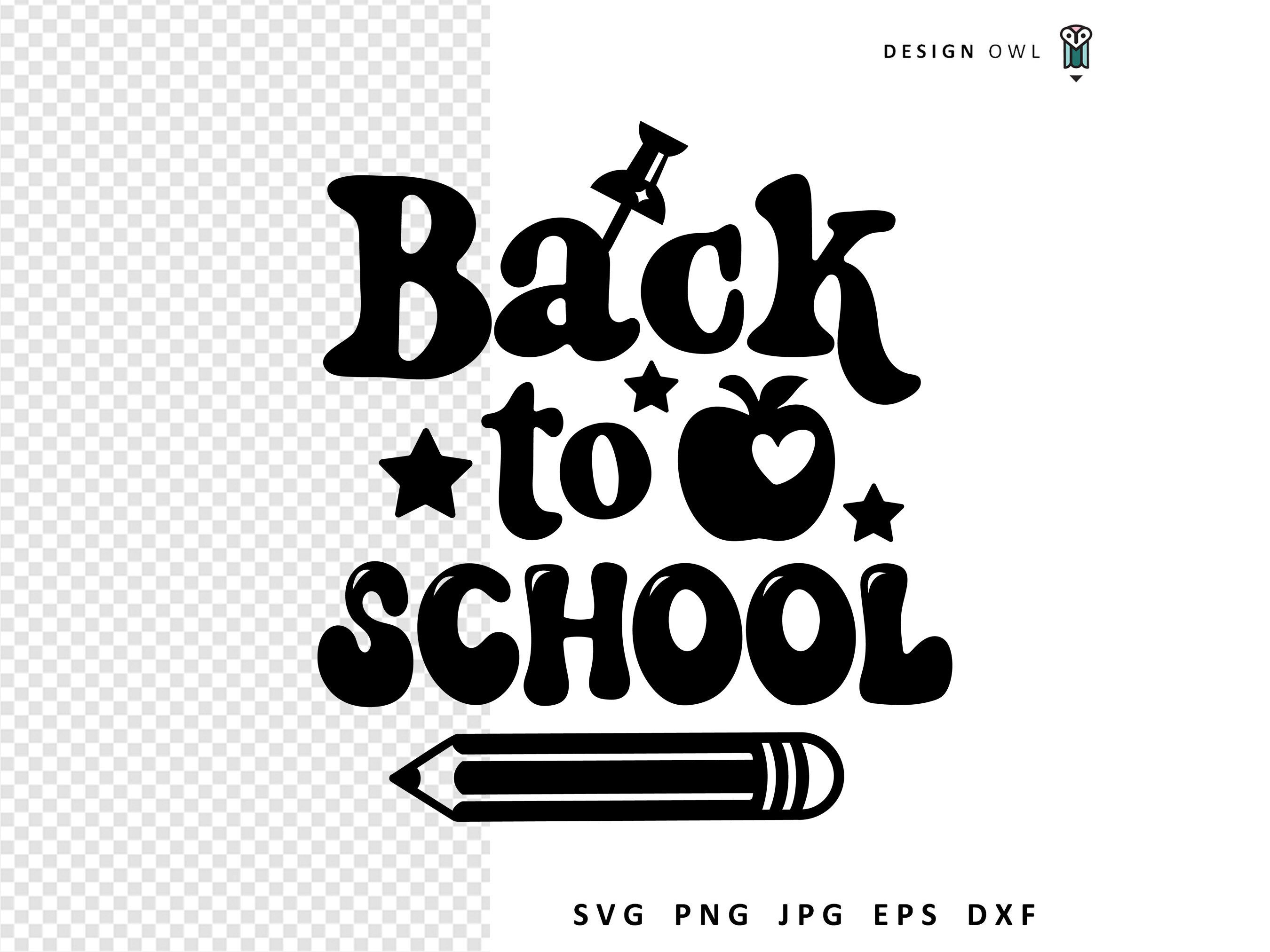 Back to School SVG Digital Download