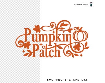 Pumpkin Patch SVG: Fall Sign Cut File (Digital Download)