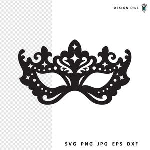 Maskerade Maske SVG, Karneval Maske SVG-Datei, digitaler Download, Schnitt Datei für Cricut, druckbare Maske, Karneval svg