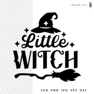 SVG-bestand kleine heks, Halloween SVG, digitale download, Halloween-shirtontwerp voor kinderen, Halloween-svg voor kinderen, Halloween-kostuumontwerp