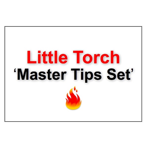 Little Torch Master Tips Set - Propaan / Aardgas