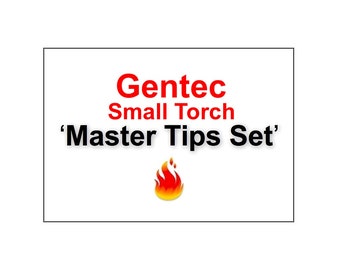 Gentec Small Torch Master Tips Set  - Propane / Natural Gas