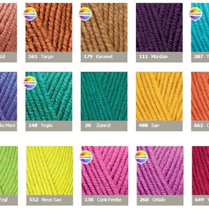 Superlana Maxi Alize yarn Knitting yarn Hand knit yarn Soft yarn Winter yarn Blend wool Wool yarn Acrylic yarn Crochet yarn Blend yarn image 4