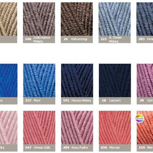 Superlana Maxi Alize yarn Knitting yarn Hand knit yarn Soft yarn Winter yarn Blend wool Wool yarn Acrylic yarn Crochet yarn Blend yarn image 3