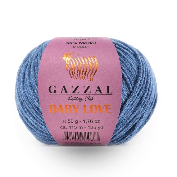 Baby Love Gazzal Soft Yarn for Knitting Crochet Yarn Cotton Yarn Summer  Yarn Modal Acrilic Yarn Hand Knit Yarn Color Choice Amigurumi Yarn 