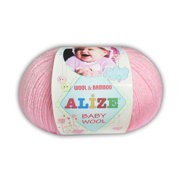 Baby Wool Alize Yarn for knitting Crochet yarn Hand knit yarn Color choice Baby Yarn Baby wool Bamboo Hypoallergenic yarn Antibacterial yarn