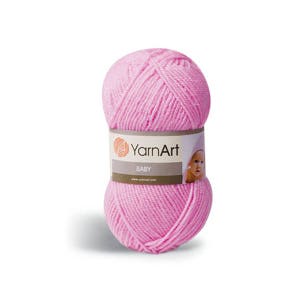 Baby yarn Yarnart Crochet yarn Yarn for knitting Hand knit yarn Yarn for Baby Knit Hypoallergenic yarn Scarf yarn Autumn yarn Winter yarn