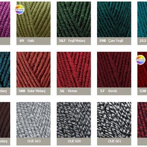 Superlana Maxi Alize yarn Knitting yarn Hand knit yarn Soft yarn Winter yarn Blend wool Wool yarn Acrylic yarn Crochet yarn Blend yarn image 5