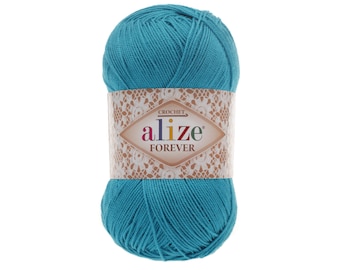 Forever yarn Alize Crochet yarn Yarn for knitting Hand knit yarn Yarn for Baby Knit Hypoallergenic yarn Scarf yarn Amigurumi Toy Summer yarn