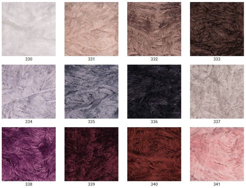 Yarnart MINK Fur Yarn Creative Yarn Hand Knit Yarn Fake Fur Etsy