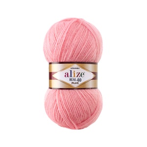 Angora Real40 Plus Alize Crochet yarn Yarn for knitting Winter yarn Hand knit yarn Color choice Angora yarn Soft yarn Wool blend yarn