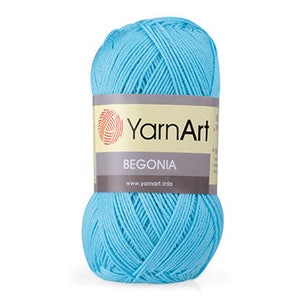 Begonia yarnart Mercerized cotton Yarn for knitting Crochet yarn Cotton yarn Summer yarn Cotton yarn Hand knit yarn Color choice Amigurumi