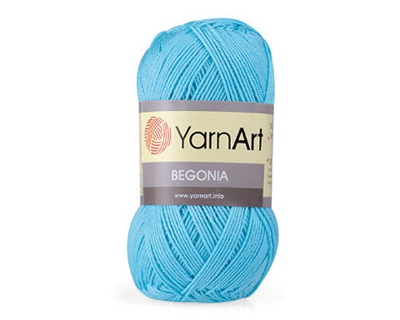 Begonia Yarnart Mercerized Cotton Yarn for Knitting Crochet Yarn