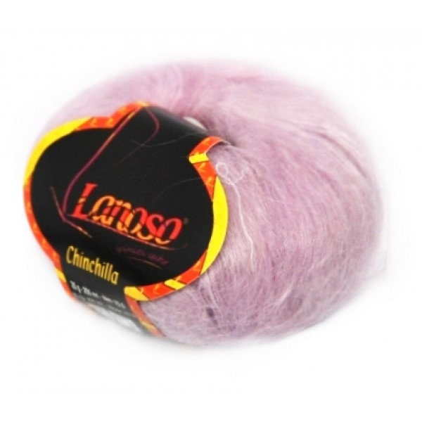 Chinchilla Lanoso Yarn Kid Mohair Yarn Thin Yarn Angora Goat