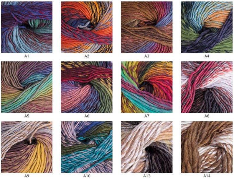 Yarnart Harmony Wool Yarn Melange Wool Yarn Multicolor Wool - Etsy
