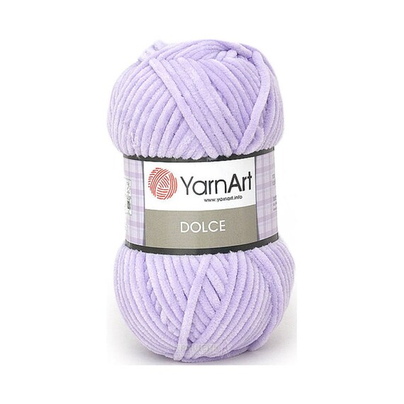 Dolce Yarn Art Crochet yarn Yarn for knitting Yarn with velour effect Hypoallergenic Polyester yarn Summer yarn Hand knit yarn Color choice