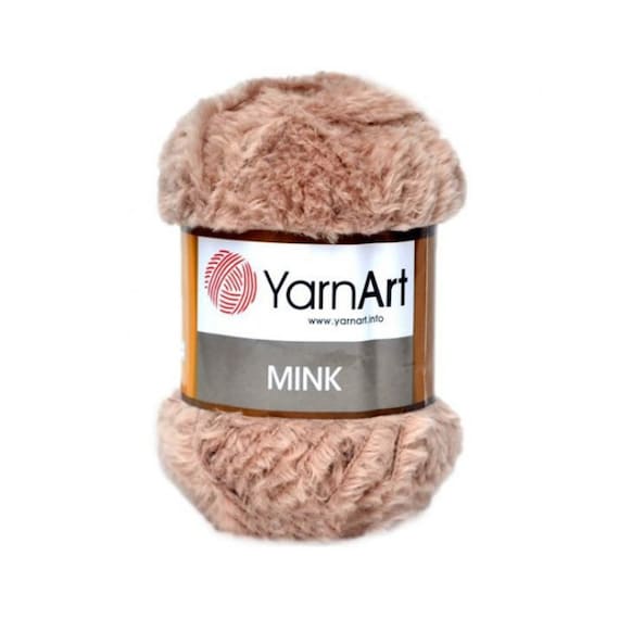 Hair Mink Yarn Faux Fur Yarn DIY Hand Knitting Crochet For Sweater Gloves  UK