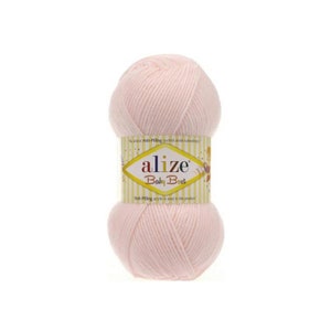 BABY BEST Alize Crochet yarn Yarn for knitting Hypoallergenic yarn Summer yarn Hand knit yarn Color choice Bamboo Acrylic yarn Soft yarn