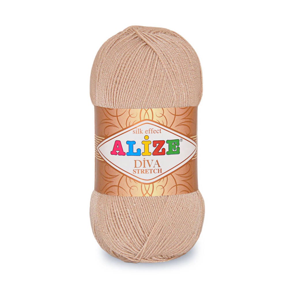 Alize Diva Yarn Hand Knitting Yarn 100% Microfiber Acrylic Yarn Alize Diva  Silk Effect Thread Crochet Art Lace Craft Lot of 3 skeins 400gr 1314yds