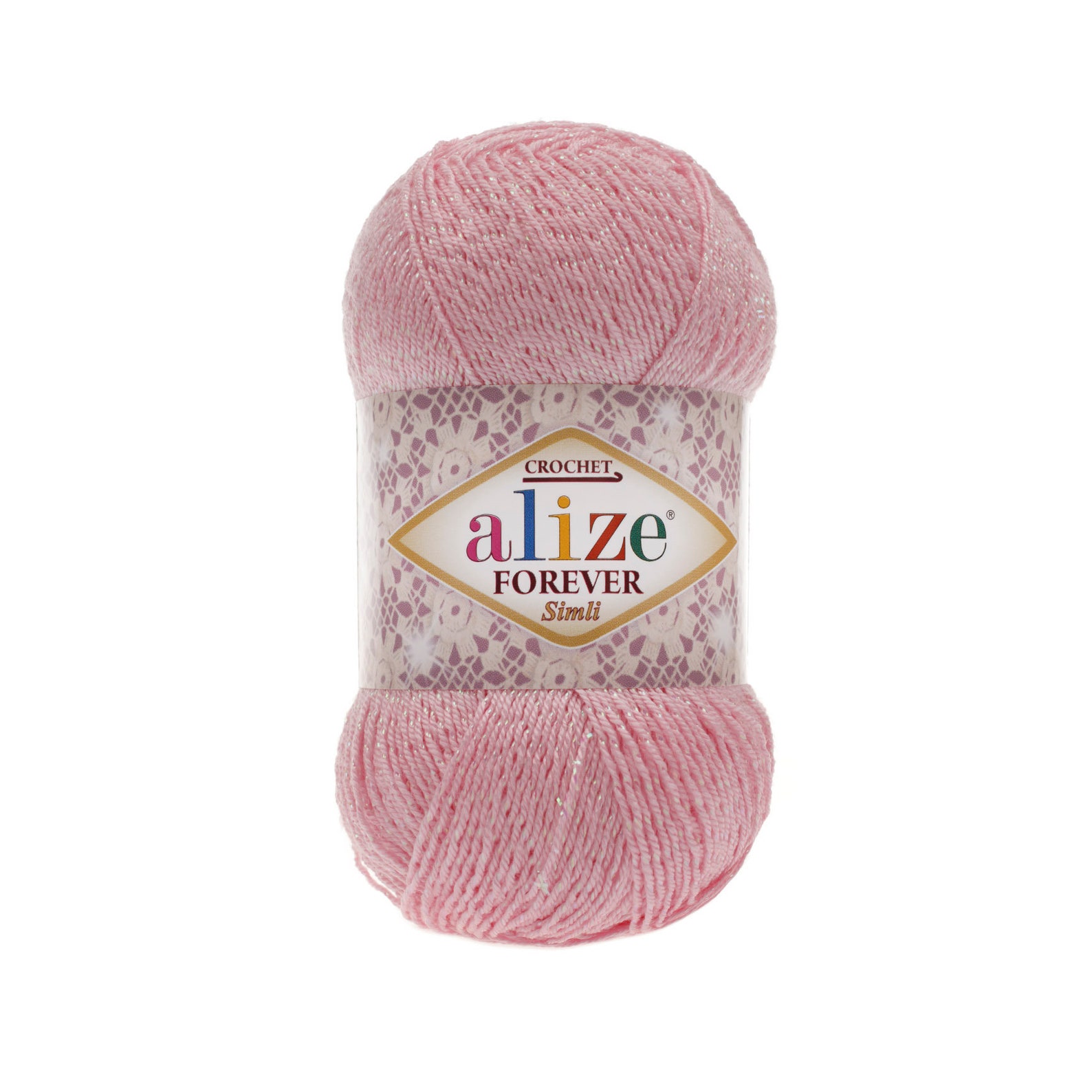 Forever Sim Alize Crochet Yarn Metallic Yarn for Knitting Hand Etsy