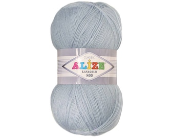 LanaGold 800 Alize yarn Knitting yarn Hand knit yarn Soft Spring yarn Winter yarn Blend wool Wool yarn Acrylic yarn Crochet yarn Blend yarn